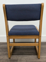Load image into Gallery viewer, 16 inch Wooden Student Chair, Navy Blue Seat (RF)

