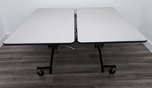 Load image into Gallery viewer, 60 inch x 61 inch Rectangle Cafeteria Lunch Folding Table, Gray Top, Adult Size (RF)
