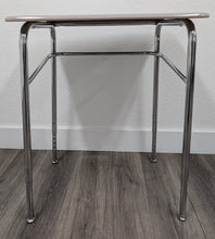 Load image into Gallery viewer, Melsur Student Desk with Hard Plastic Gray Spectrum Top, Adjustable Leg (RF)

