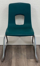 Load image into Gallery viewer, 13.5&quot; Artco Bell Uniflex Sled Base Student Chair, Forest Green (RF)
