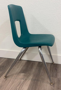 17.5" Artco Bell Uniflex Student Chair, Green (RF)
