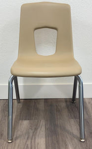 17.5" Artco Bell Uniflex Student Chair, Sand (RF)