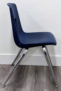 18 inch Artco Bell Uniflex Student Chair, Navy Blue (RF)