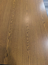 Load image into Gallery viewer, Teacher Desk - 30"D x 48"W, Single Pedestal, Medium Oak Top, Black Frame (RF)
