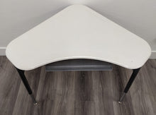 Load image into Gallery viewer, HON Trapezoid Adjustable Student Open Front Desk, Grey Frame w/ Hard Plastic Top (RF)
