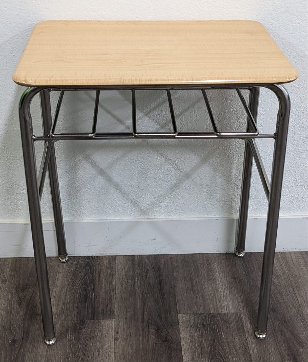 Aptitude Open Front Student Desk- Hard Plastic Top