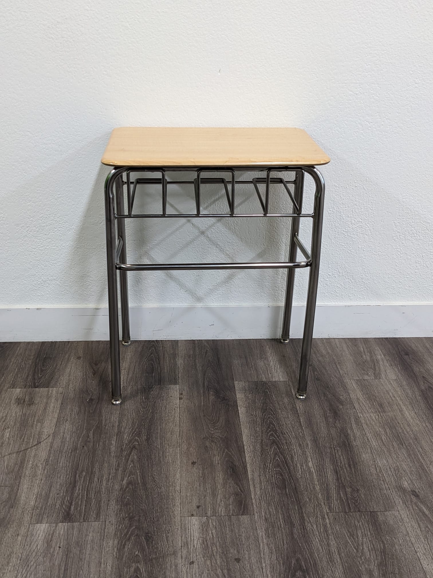 Virco 72 Series Student Desk with Hard Plastic Top, Open Wire