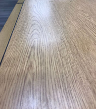 Load image into Gallery viewer, 10ft Cafeteria Lunch Table w/ Foldable Bench Seat, Light Oak Wood Grain, Adult Size (RF)
