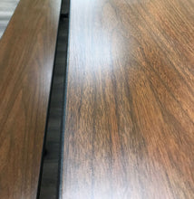 Load image into Gallery viewer, 12ft Cafeteria Lunch Table w/ Bench Seat, Walnut Wood Grain, Palmer Hamilton Brand, Dual Sizes, Adult &amp; Elementary Size (RF)
