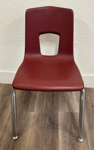 16 inch Artco Bell Uniflex Student Chair, Burgundy (RF)