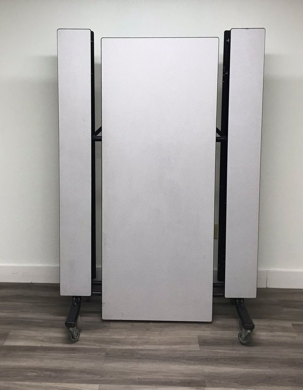 12ft Cafeteria Lunch Table w/ Bench Seat, Gray, Palmer Hamilton Brand, Adult Size (RF)