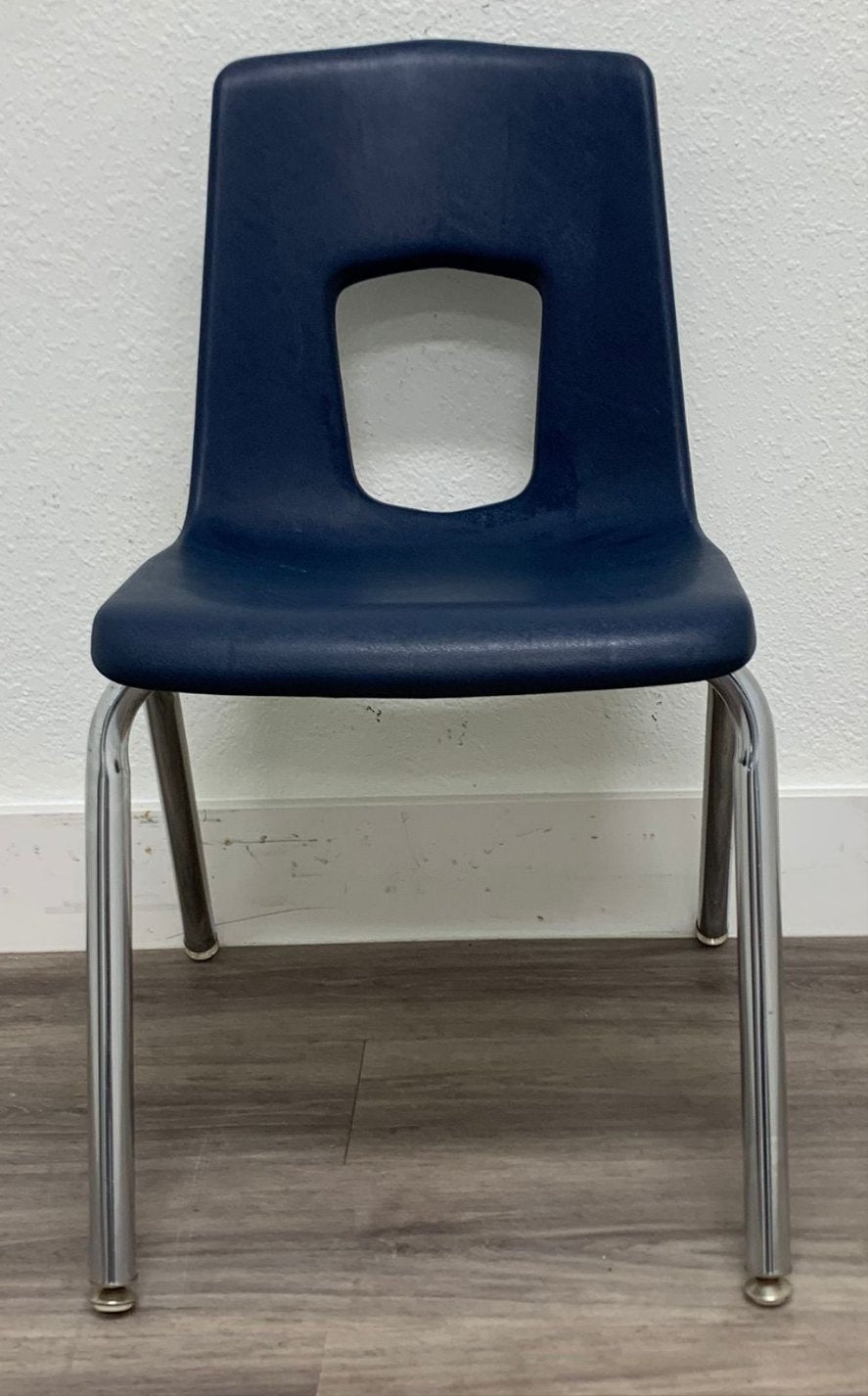 18 inch Artco Bell Uniflex Student Chair, Navy Blue (RF)